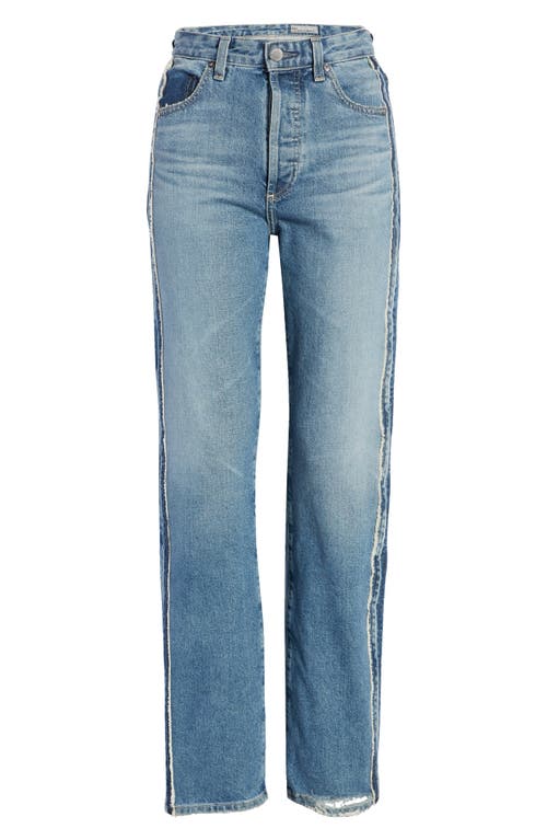 Ag Alexxis High Waist Release Seam Straight Leg Jeans In 18 Years Presto