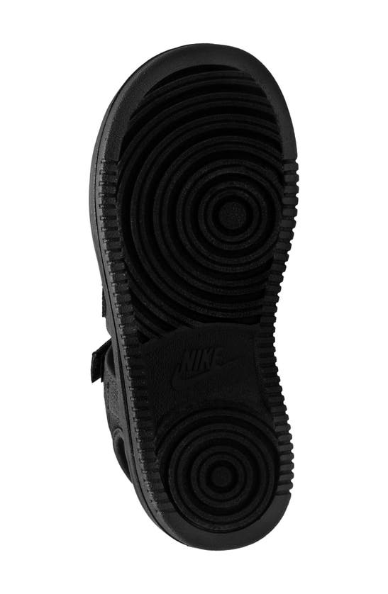 Shop Nike Icon Classic Platform Sandal In Black/ Black-black