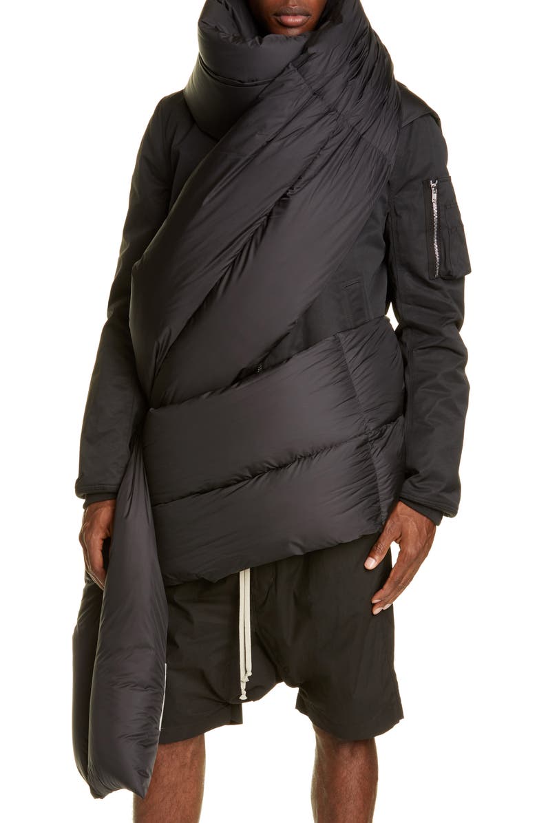 Rick Owens Stola Piumino Down Fill Nylon Stole | Nordstrom