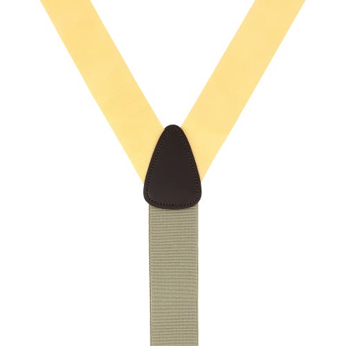 Trafalgar The Hudson Brace Suspenders In Yellow