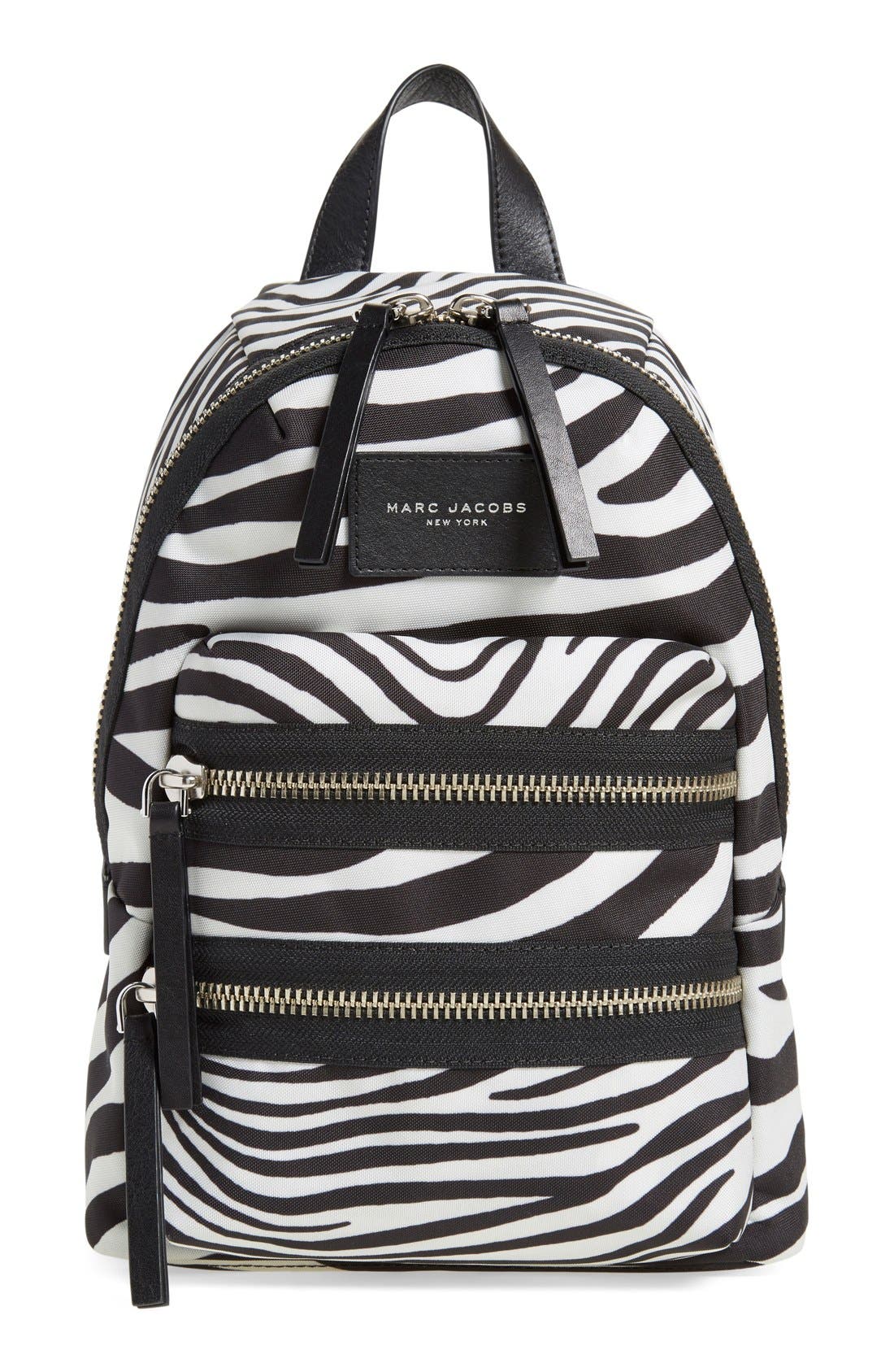 MARC JACOBS 'Mini Biker Zebra' Backpack Nordstrom