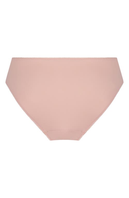 Shop Hunkemoller Hunkemöller Diva Rio Panties In Pale Mauve