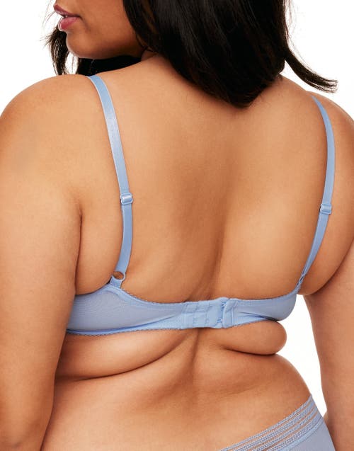 Adore Me Nolie Unlined Demi Bra In Medium Blue