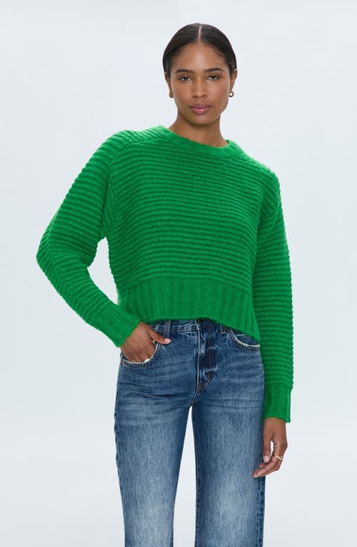 Shop Pistola Adina Crewneck Sweater In Fern