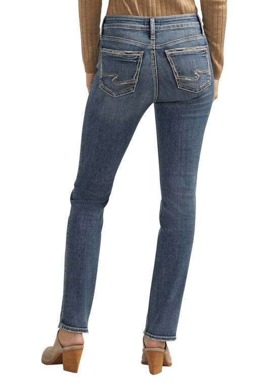 Shop Silver Jeans Co. Suki Straight Leg Jeans In Indigo