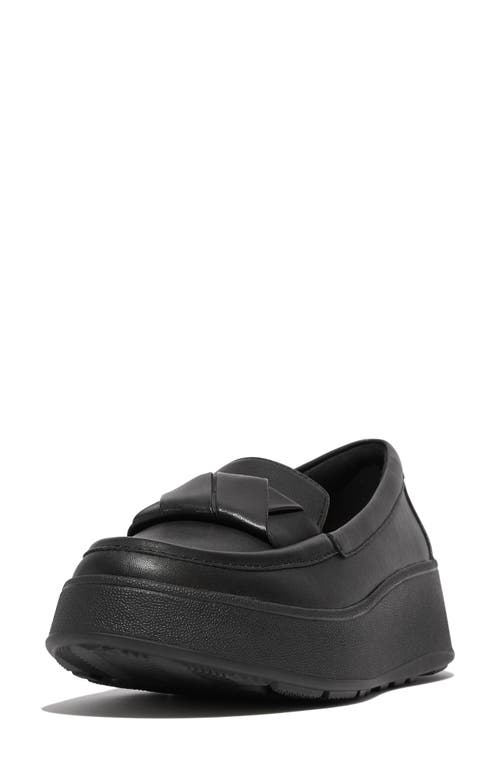 FitFlop F-Mode Flatform Loafer in All Black at Nordstrom, Size 7.5