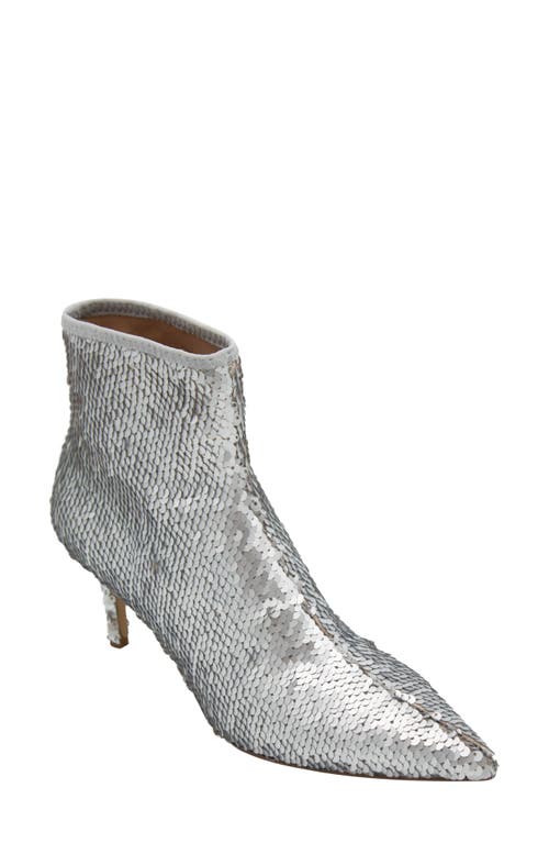 Charles by Charles David Amstel Pointed Toe Bootie in Silver-Seq