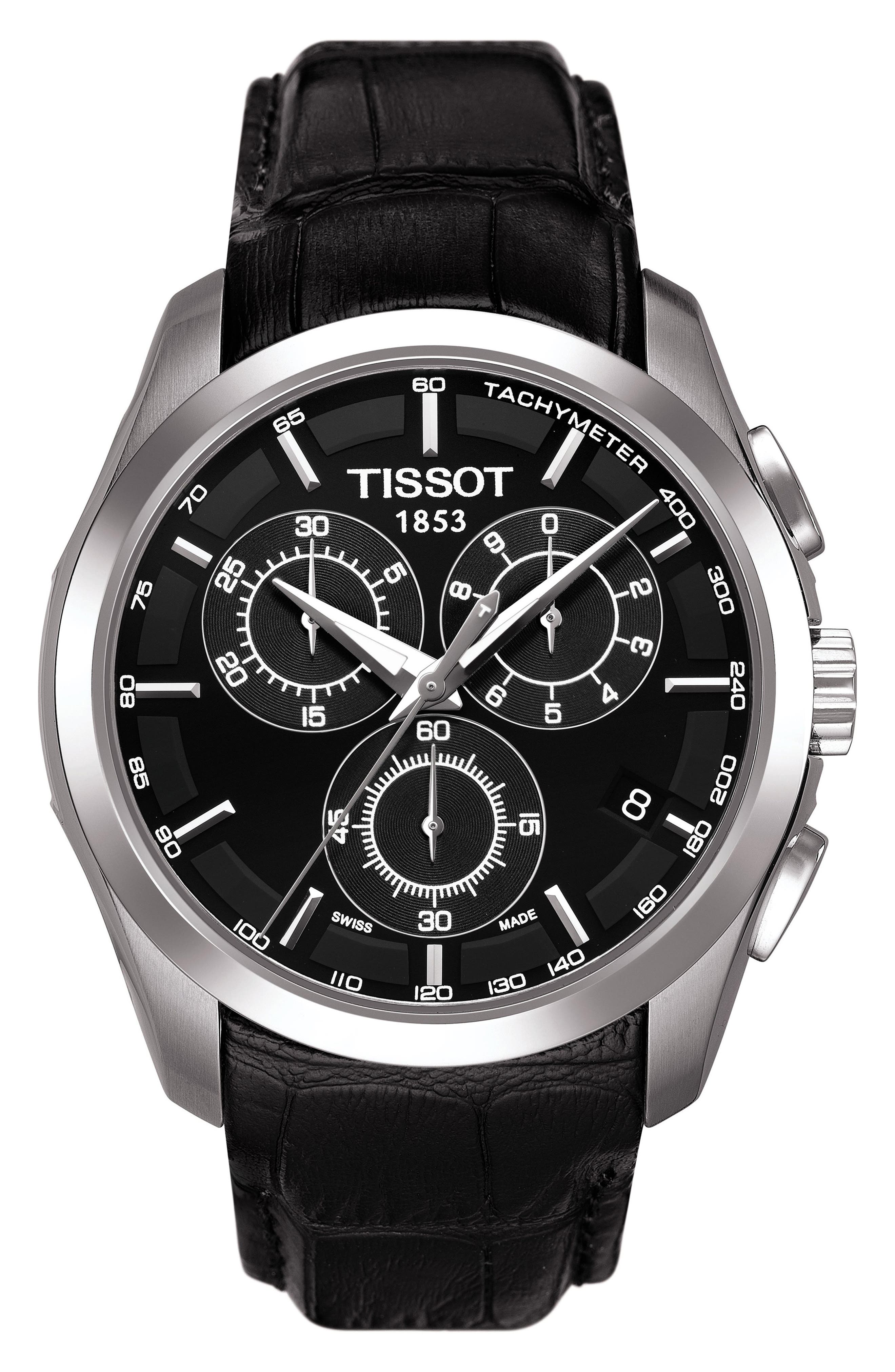 EAN 7611608241769 product image for Tissot Couturier Chronograph Leather Strap Watch, 41Mm | upcitemdb.com