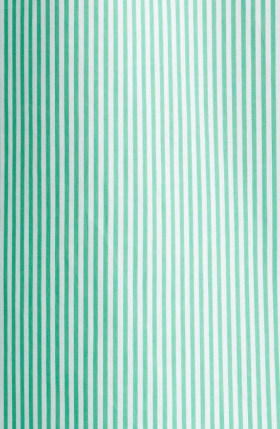 Wahine X Disney Gender Inclusive 'lilo & Stitch' Waimea Stripe Button-up Shirt In Green/ White