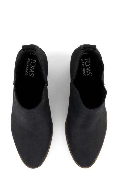 Shop Toms Eliza Suede Bootie In Black