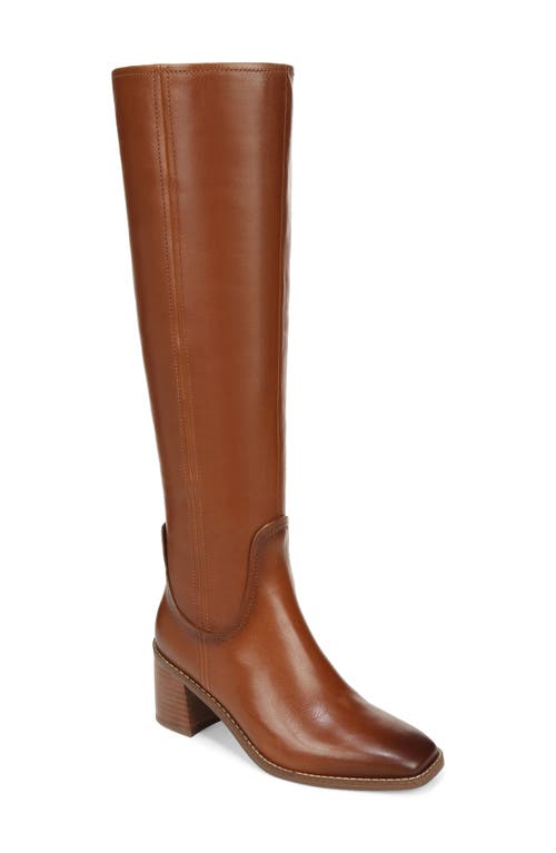 Edda Knee High Boot in Cider Spice Brown Leather