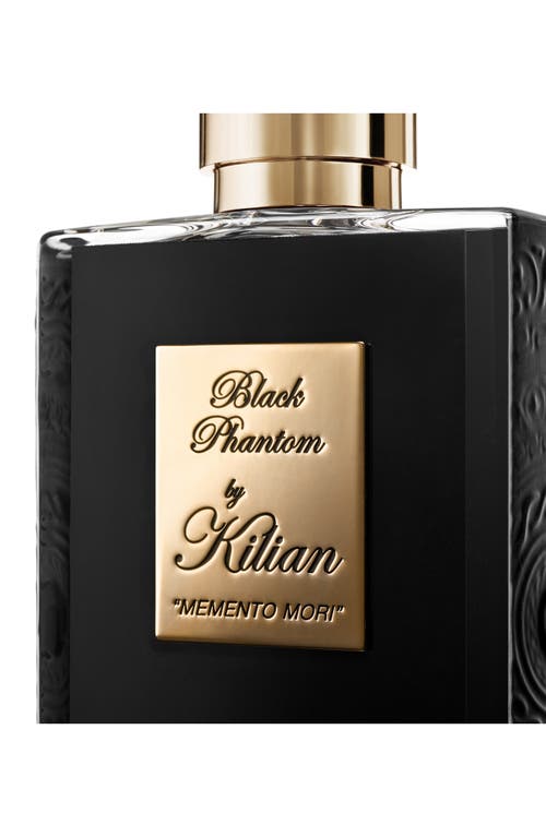 Kilian Paris Black Phantom 'memento Mori' Refillable Perfume In No Color