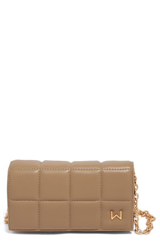 House Of Want We Browse Vegan Leather Wallet Crossbody Bag In Chalet