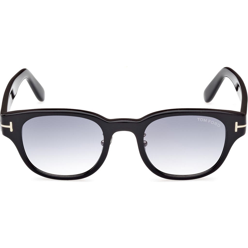Tom Ford 48mm Square Sunglasses In Black