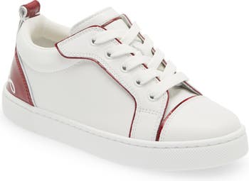 Christian Louboutin Kids Funnyto Leather Low-top Sneakers - Multi - 28