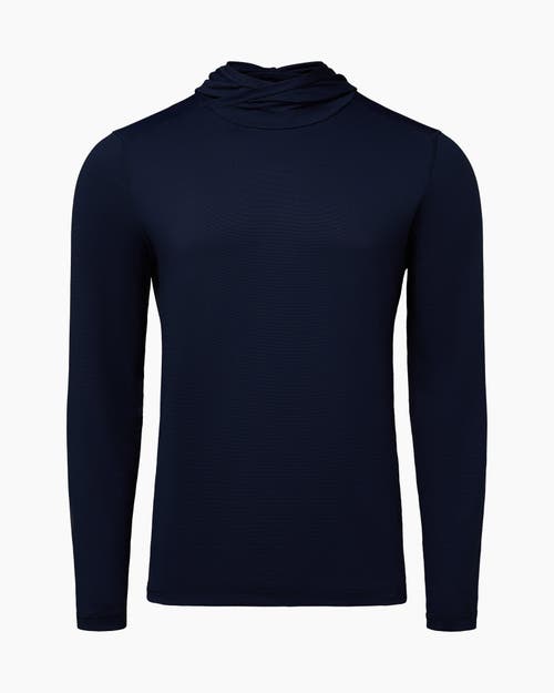 Shop Onia Hooded Sun Tee In Deep Navy