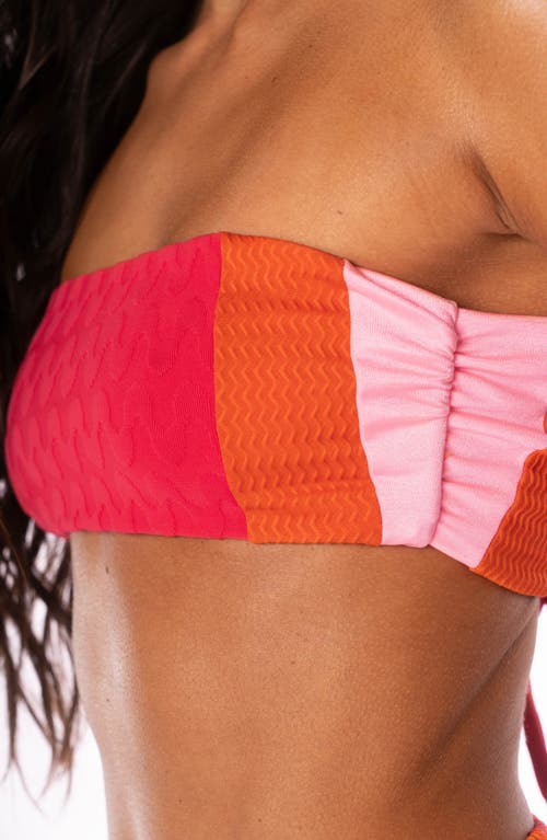 MAAJI MAAJI APPLE RED NOMAD MULTIFIT REVERSIBLE BIKINI TOP
