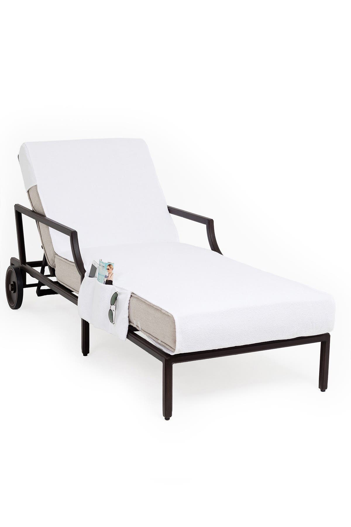 Linum Home Textiles 100 Turkish Cotton Standard Size Chaise Lounge