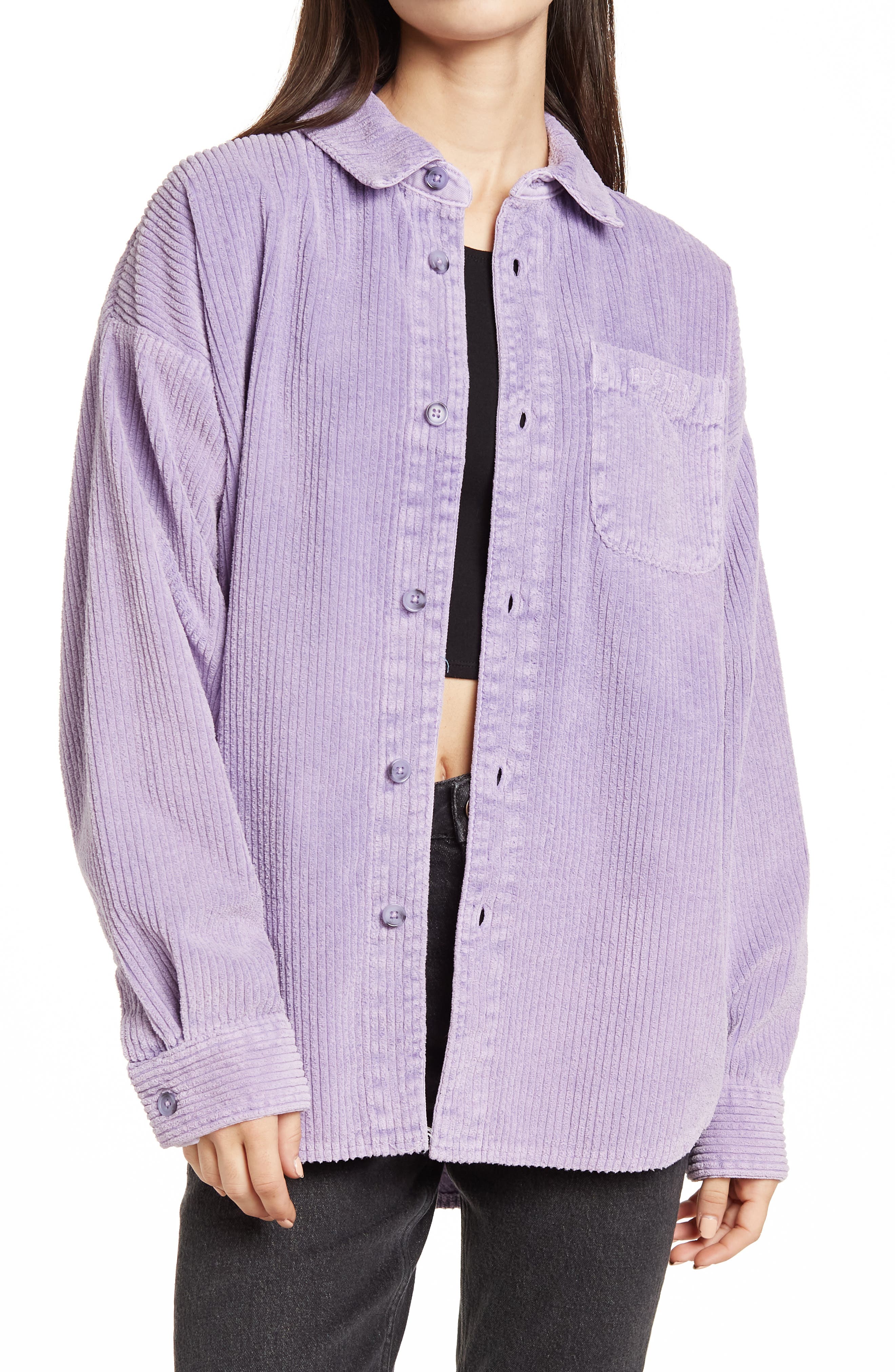 lilac cord jacket