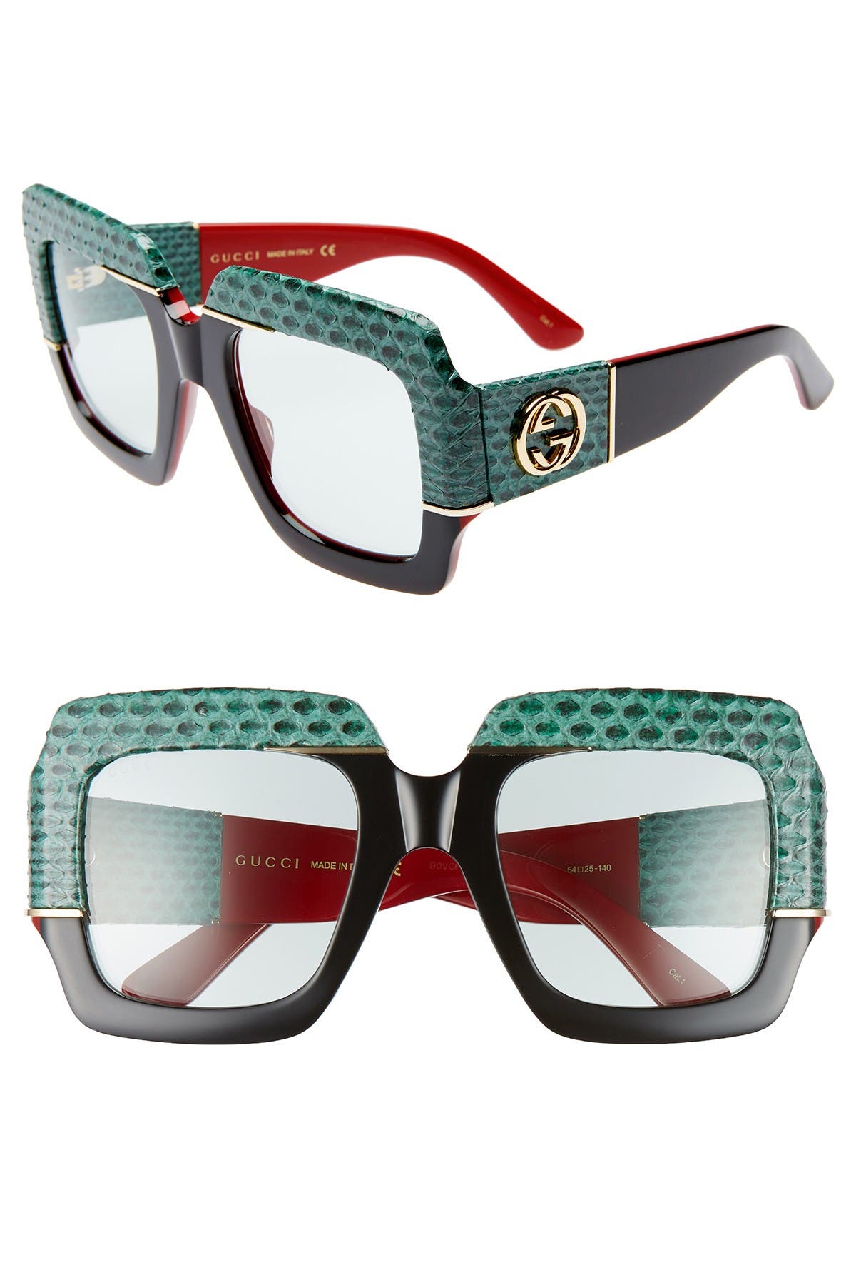 gucci snakeskin glasses