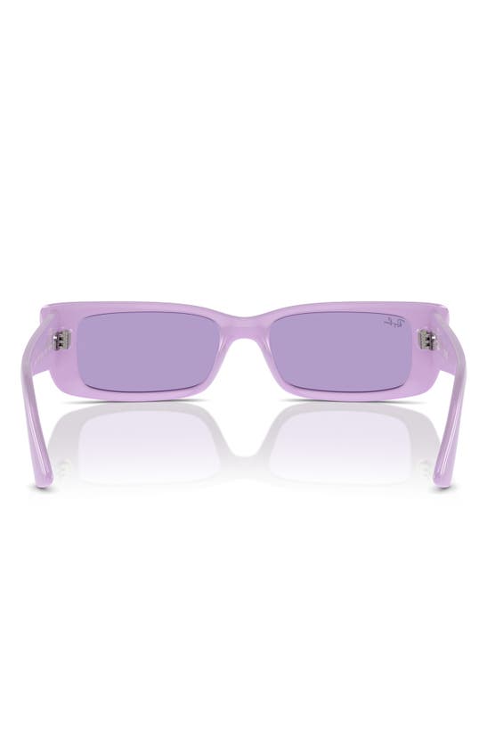 Ray Ban Teru 54mm Rectangle Sunglasses In Violet