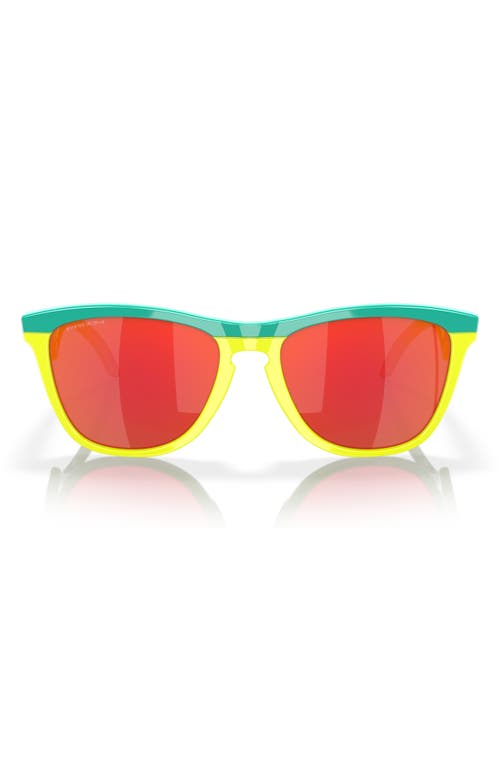 Oakley Frogskins Hybrid 55mm Prizm Keyhole Sunglasses in Red at Nordstrom
