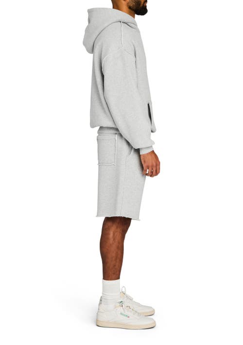 Shop Ser.o.ya Mack Fleece Hoodie In Heathered Grey