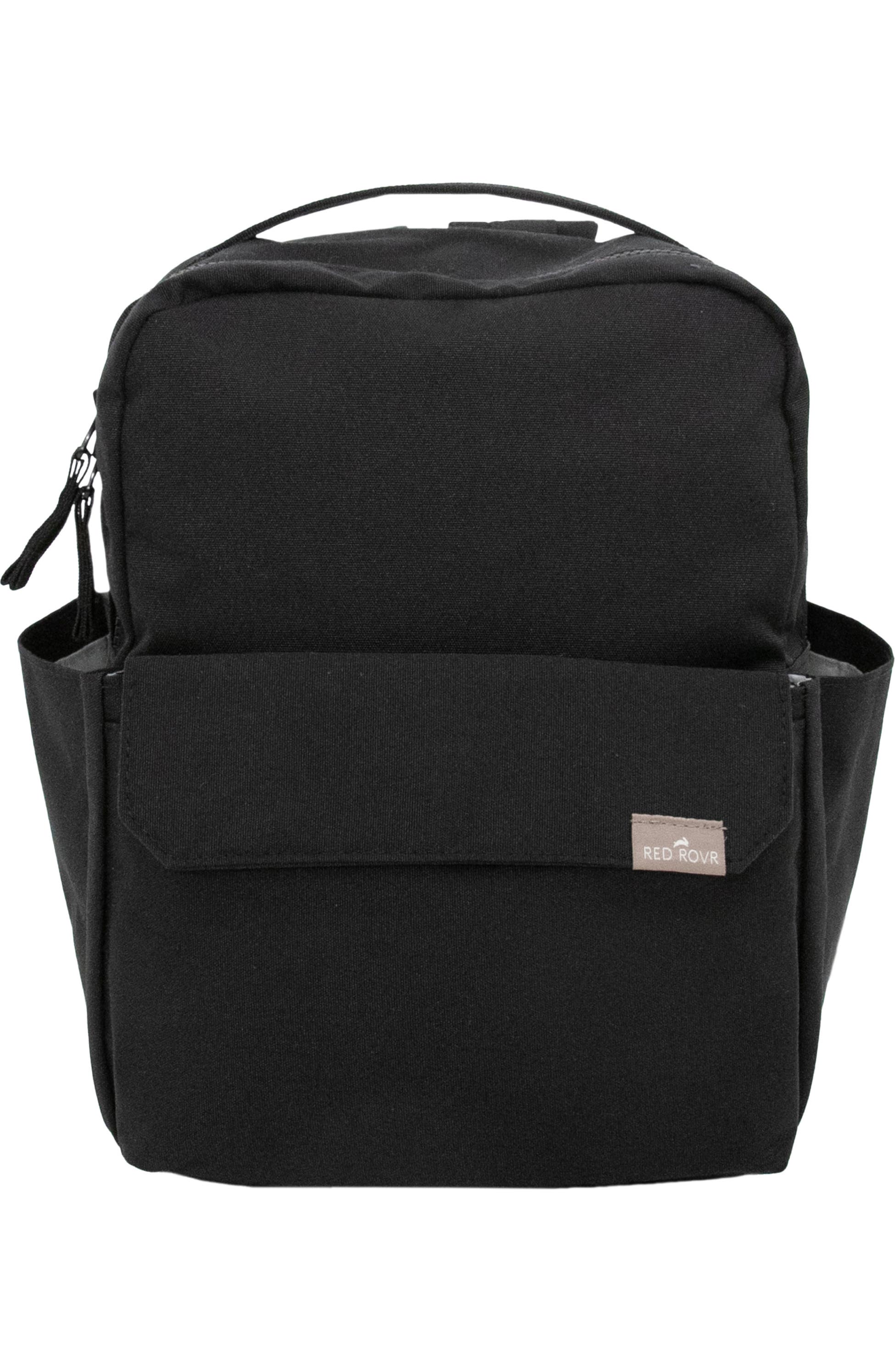 RED ROVR Mini Roo Diaper Backpack, Main, color, Black - what to pack in diaper bag when traveling