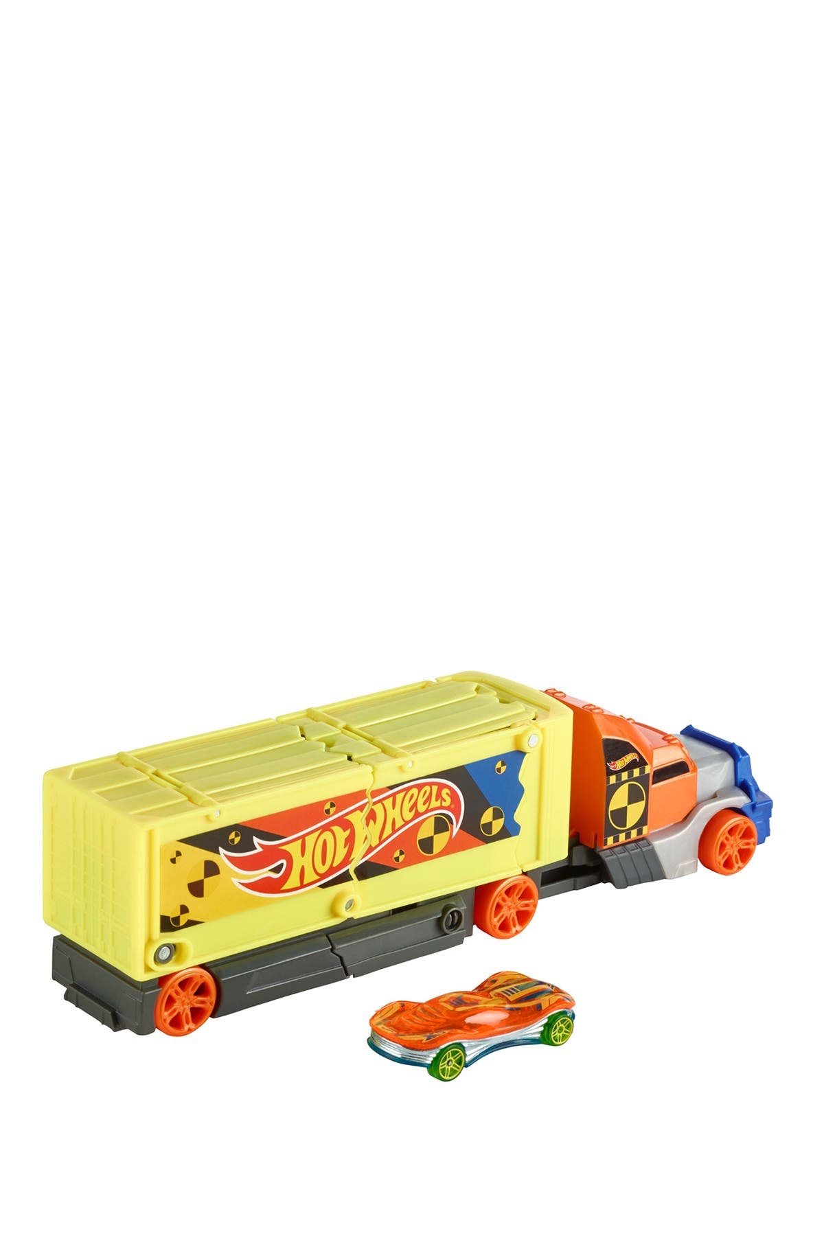 hot wheels crashing rig