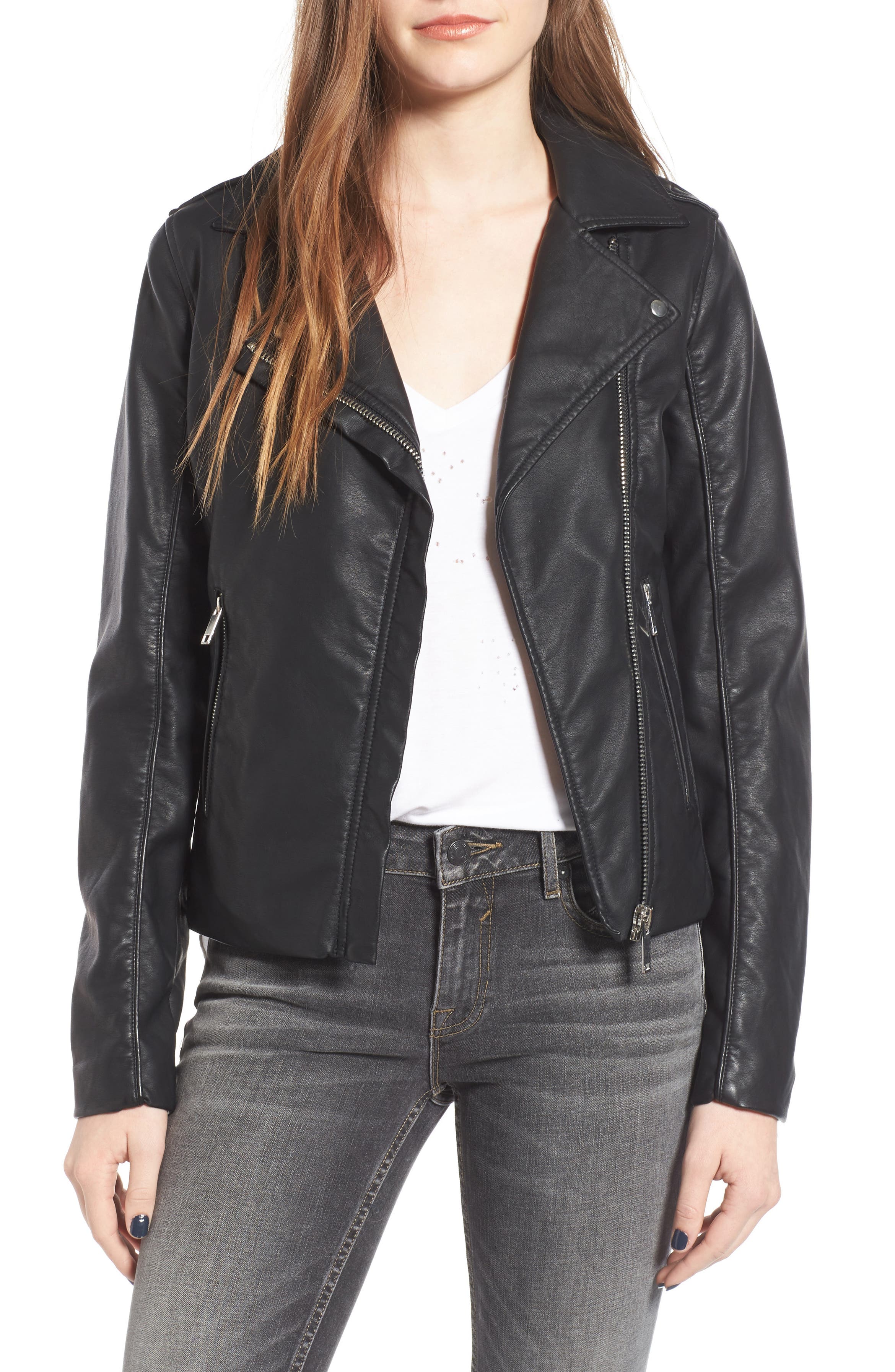 Thread & Supply Big City Faux Leather Moto Jacket | Nordstrom