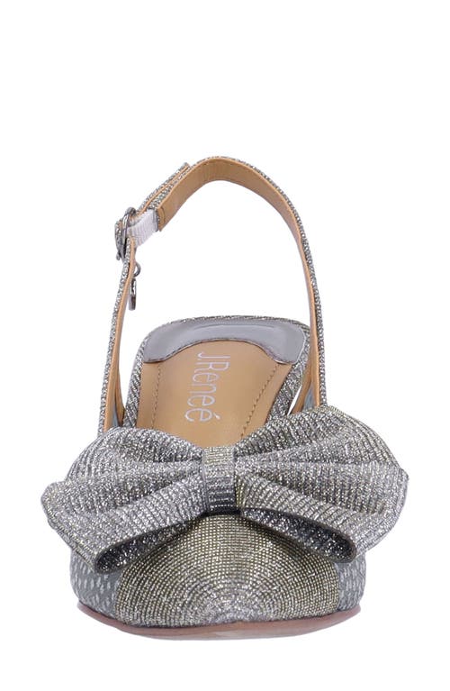J. Reneé Kadence Slingback Pump In Pewter