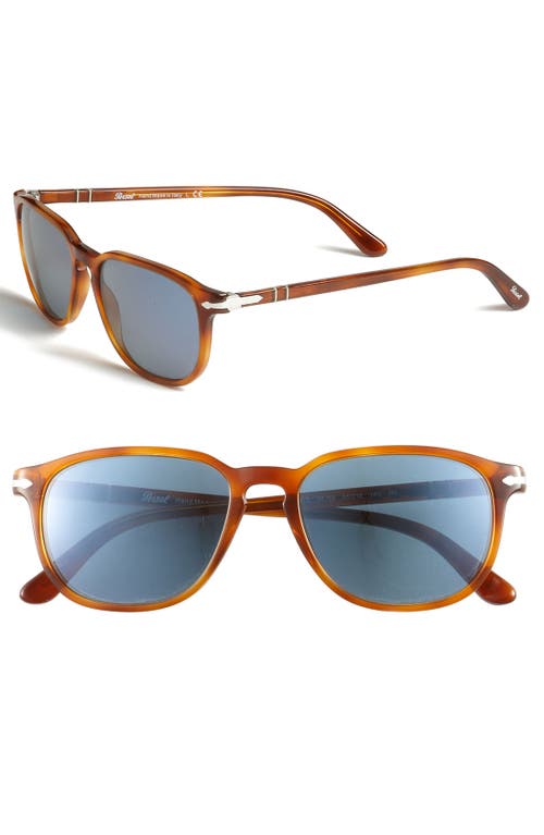Persol 52mm Retro Inspired Sunglasses In Blue