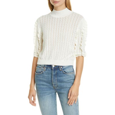 Joie Halton Wool & Cashmere Blend Sweater, Ivory