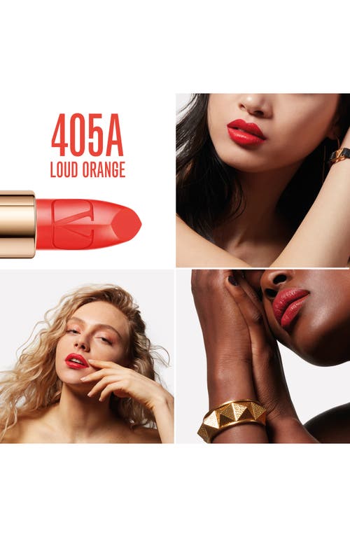 Shop Valentino Rosso  Refillable Lipstick In 405a/satin