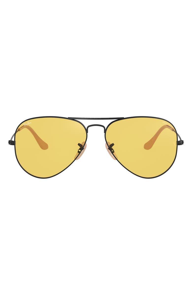 Ray-Ban 58mm Photochromic Aviator Sunglasses, Main, color, 