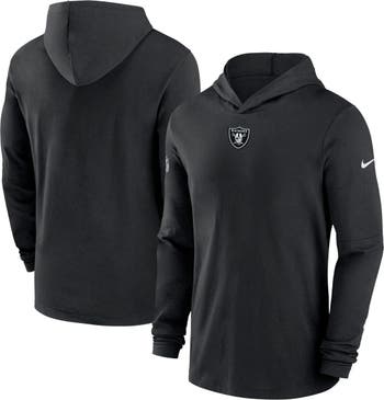 Nike Men's Dri-Fit Sideline Team (NFL Las Vegas Raiders) Long-Sleeve T-Shirt in Black, Size: Small | 00LX00A8D-0BI