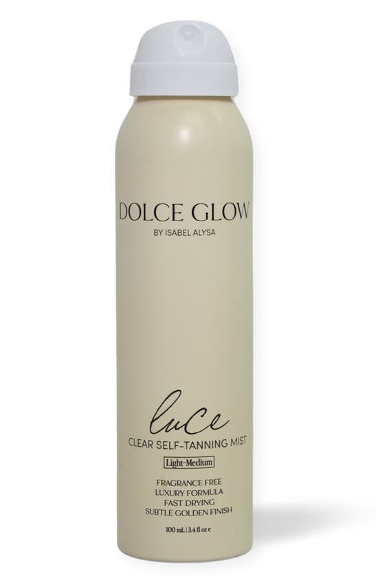 Shop Dolce Glow By Isabel Alysa Luce Clear Self-tanning Mist, 3.4 oz In Light To Medium