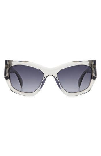 Rag & Bone 56mm Cat Eye Sunglasses In Grey