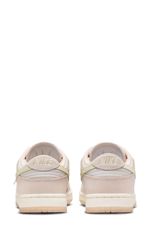 Shop Nike Dunk Low Basketball Sneaker In Light Pink/coconut Milk