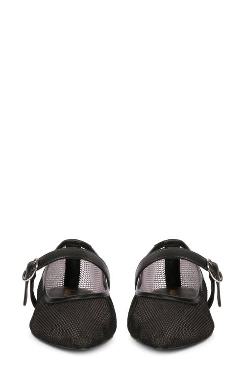 Shop Saint G Begonia Mesh Mary Jane Flat In Black