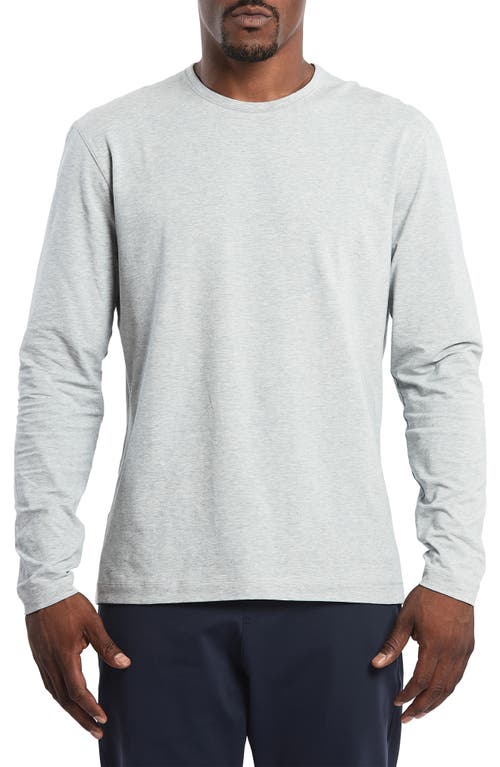 Go-To Long Sleeve Performance T-Shirt in Heather Silver Spoon