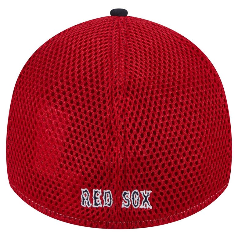 Shop New Era Navy Boston Red Sox Neo 39thirty Flex Hat