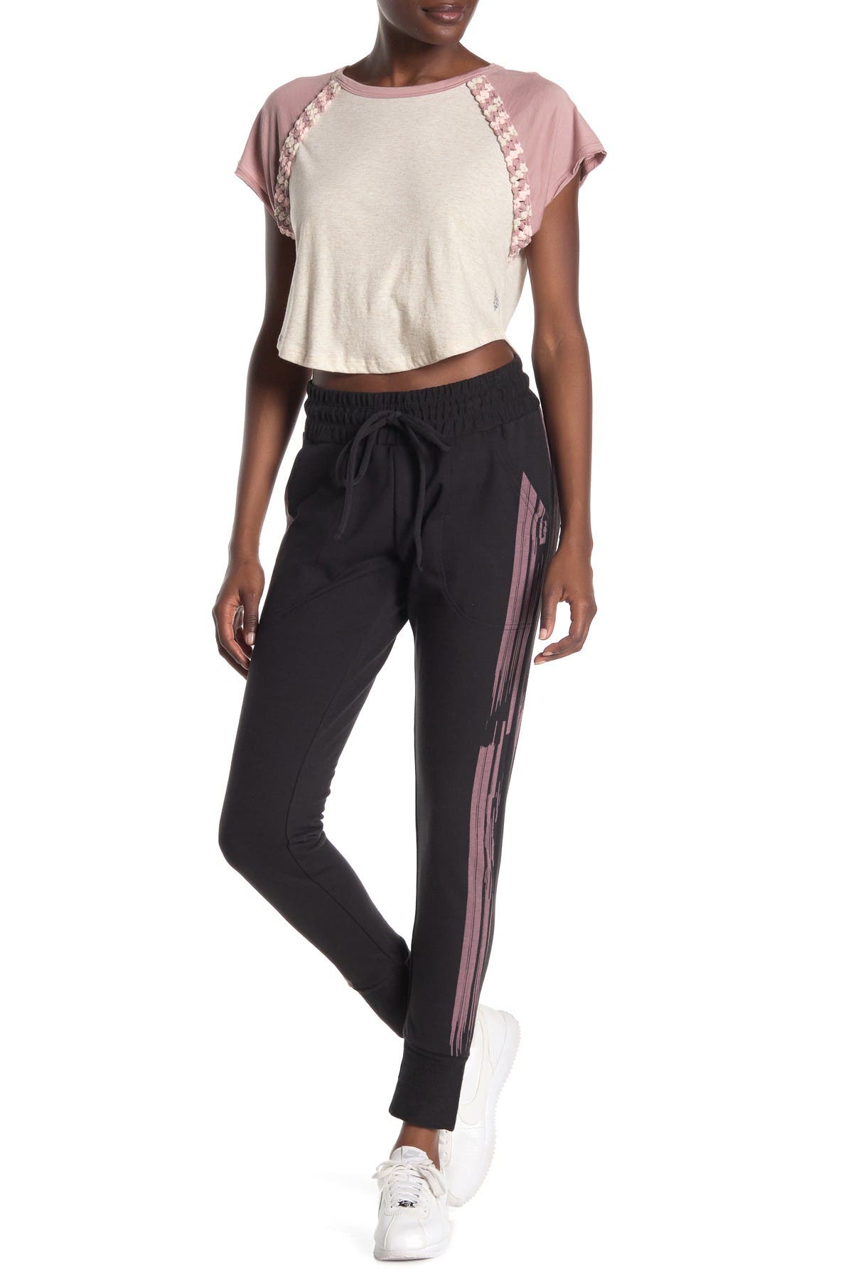 free people sunny drawstring jogger pant