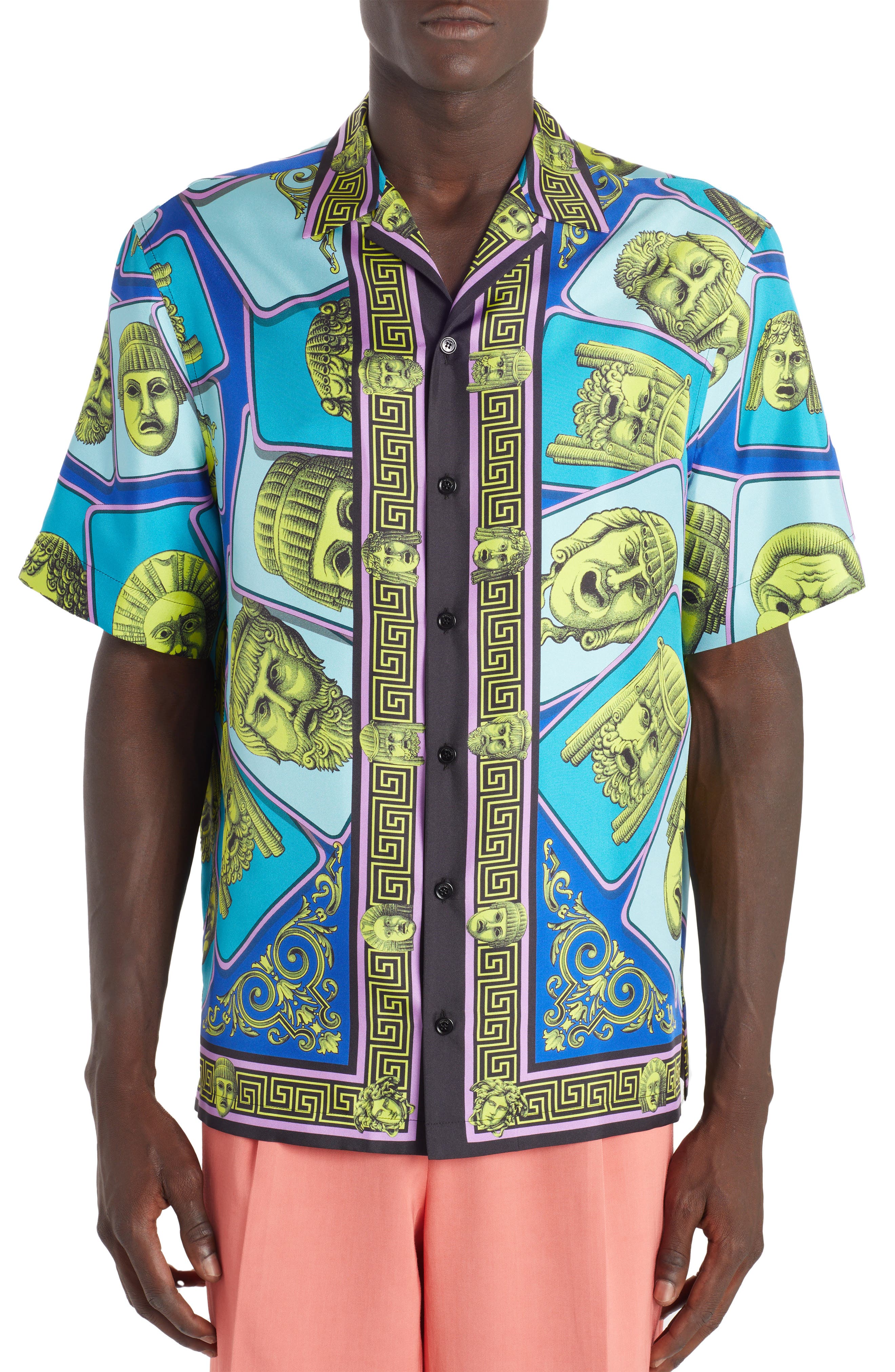 versace print shirt