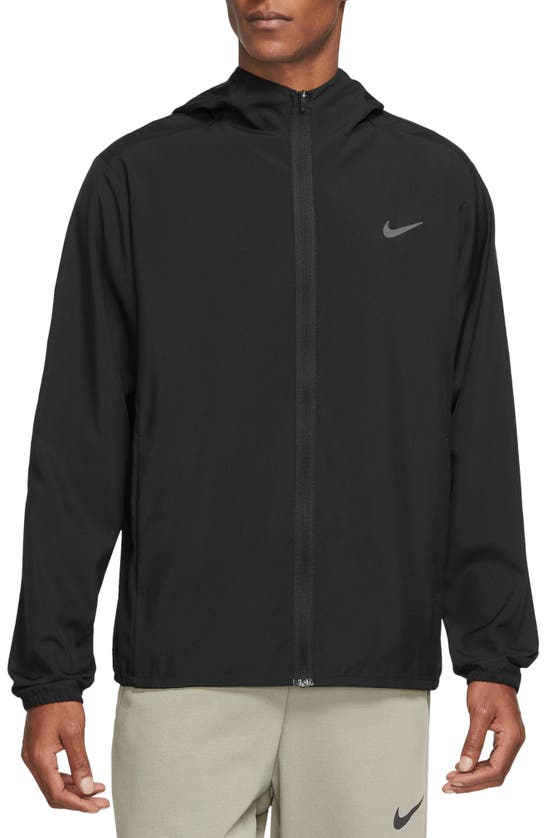 Nike Form Dri-fit Hooded Versatile Jacket In Black