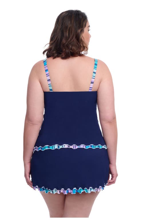 Profile By Gottex Tankini Swim Top In Navy