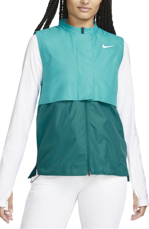 Tour Repel Golf Vest in Teal Nebula/Geode Teal/White