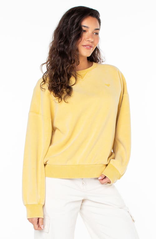 Shop Roxy Oasis Haze Sweatshirt In Sauterne