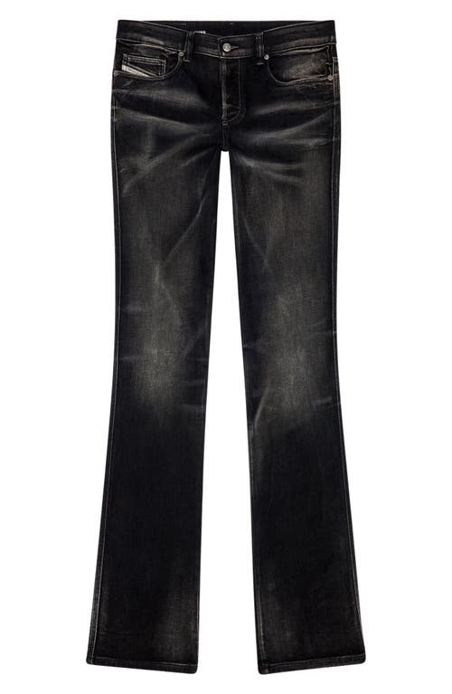 Shop Diesel ® 1998 D-buck Bootcut Jeans In Black Denim