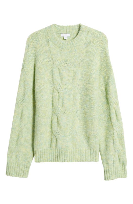 TOPSHOP CABLE FRONT SWEATER